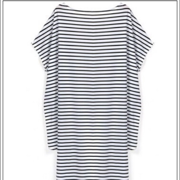 Black/white Stripe Maxi Dress DR104* - Picture 3 of 4